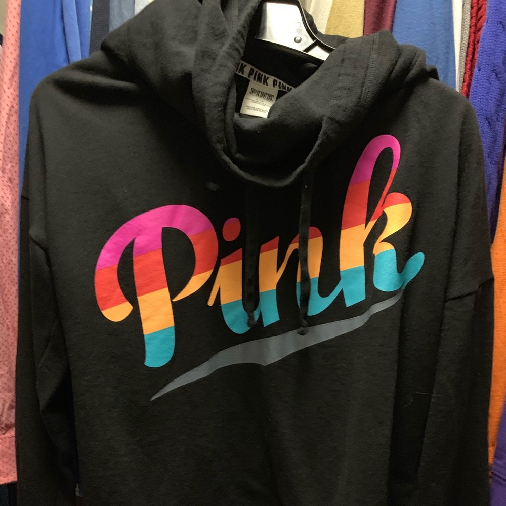 Stretched neck hoodie
